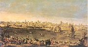 Mazo, Juan Bautista View of the City of Zaragoza china oil painting reproduction